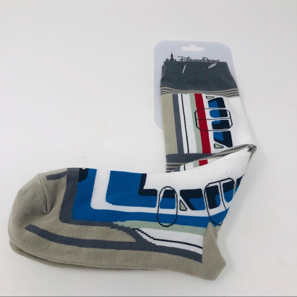 DISNEY PARKS MONORAIL SOCKS Adult One Size NWT - Picture 4 of 6